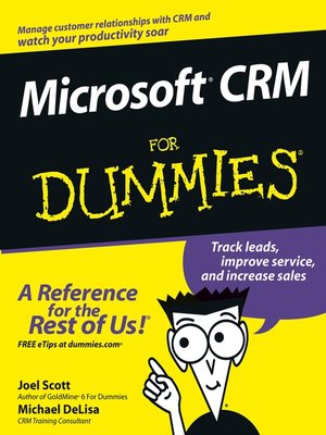 cover image of Microsoft CRM For Dummies